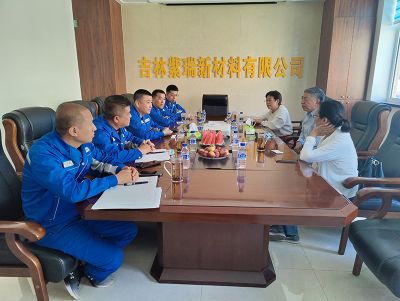 中国无机盐协会过氧化物分会秘书长张惠平到紫瑞公司参观考察